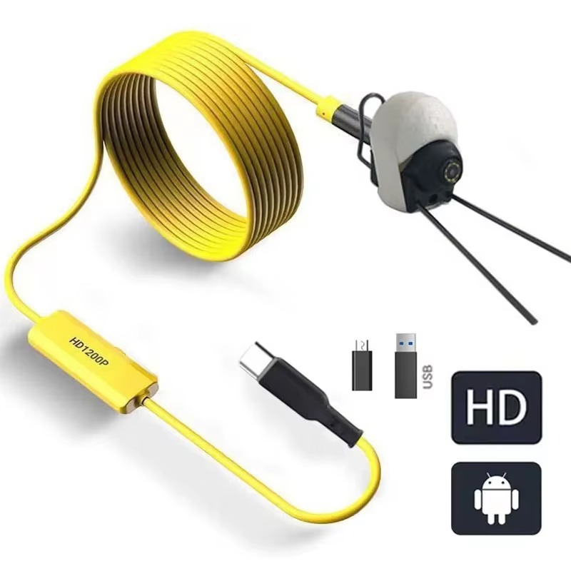 Yellow Cable Fish Finder Sonar - огляд і ціна Fishing Boat Depth Finder
