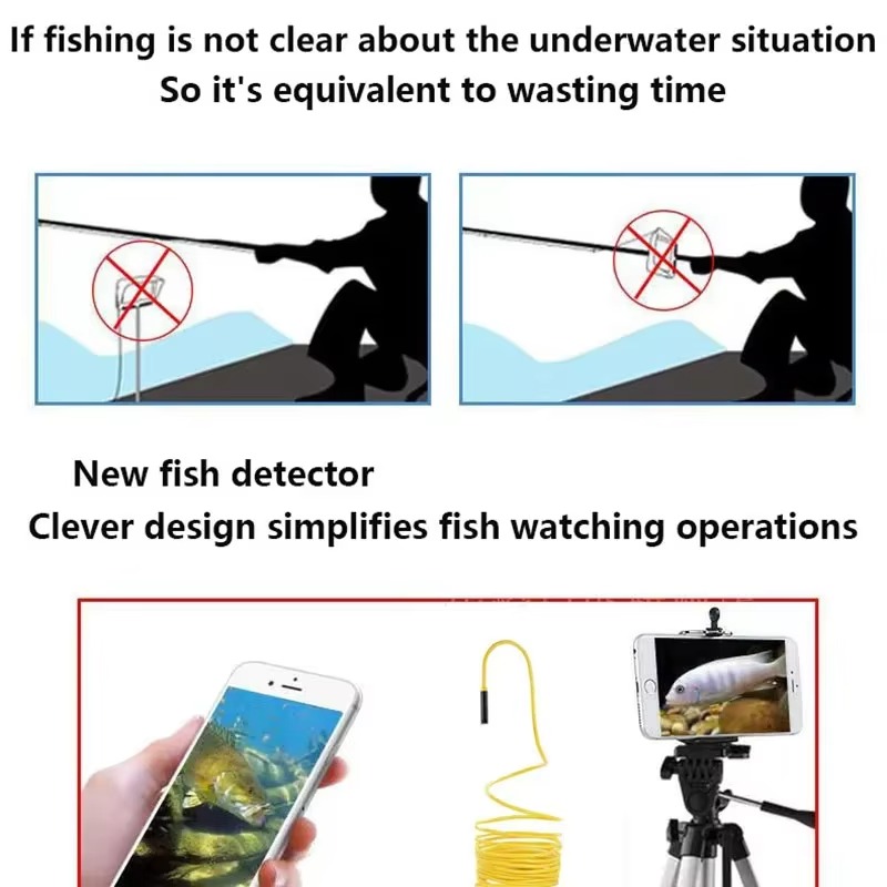Yellow Cable Fish Finder Sonar - огляд і ціна Fishing Boat Depth Finder