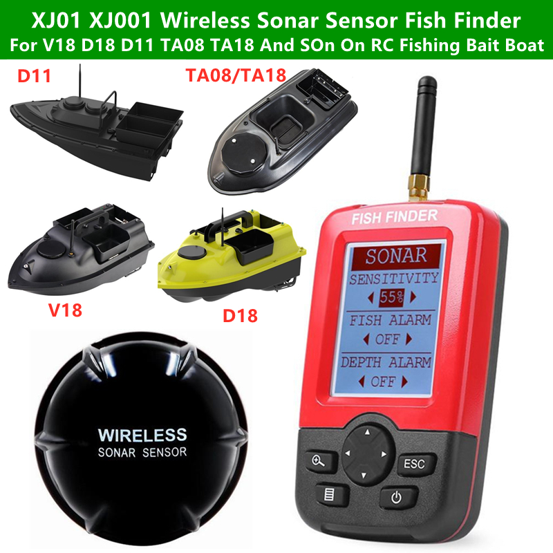 Wireless Sonar Sensor Fish Fin - огляд і ціна Fishing Boat Depth Finder