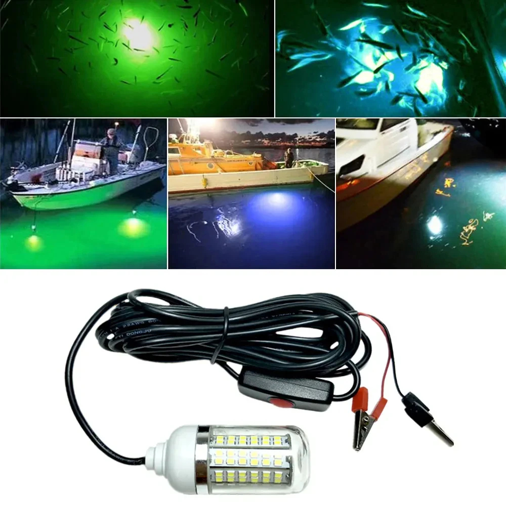 12V Underwater Lamp 15W 108 LE - огляд і ціна Fishing Boat Navigation Light