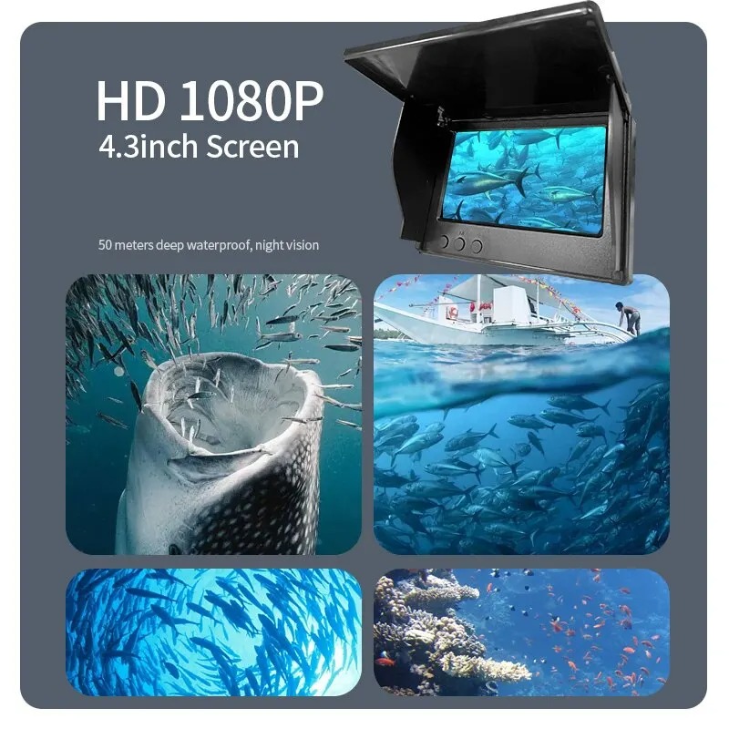 Portable Handheld Fish Depth F - огляд і ціна Fishing Boat Depth Finder