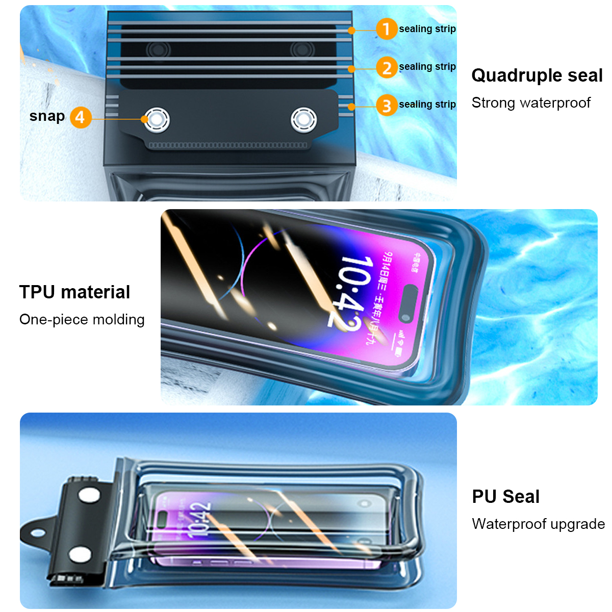 Floating Waterproof Phone Case - огляд і ціна Fishing Boat Cover