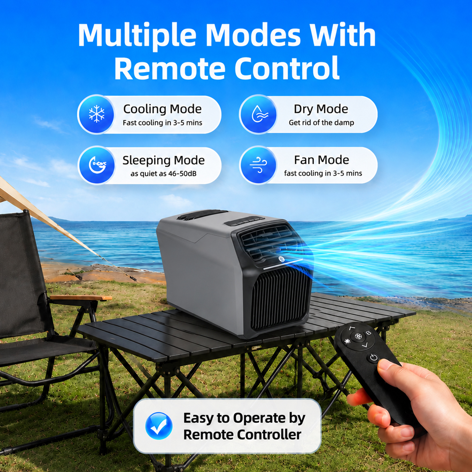 6800BTU Portable Air Condition - огляд і ціна Fishing Boat Trailer