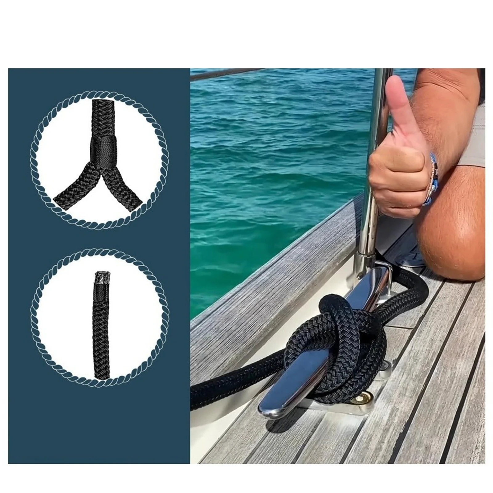 Marine Dock Rope Nylon Docking - огляд і ціна Fishing Boat Paddle
