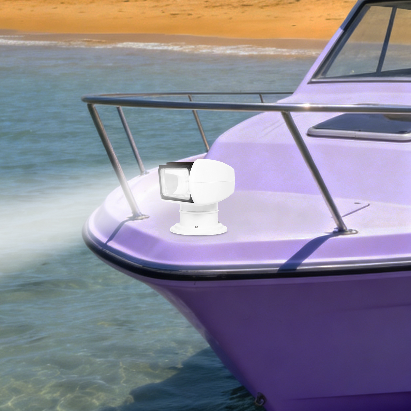 12V 100W Marine Spotlight Boat - огляд і ціна Fishing Boat Navigation Light