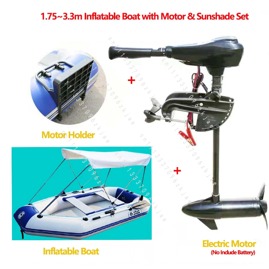 1.75~3.3m Inflatable Boat with - огляд і ціна Fishing Boat Trailer