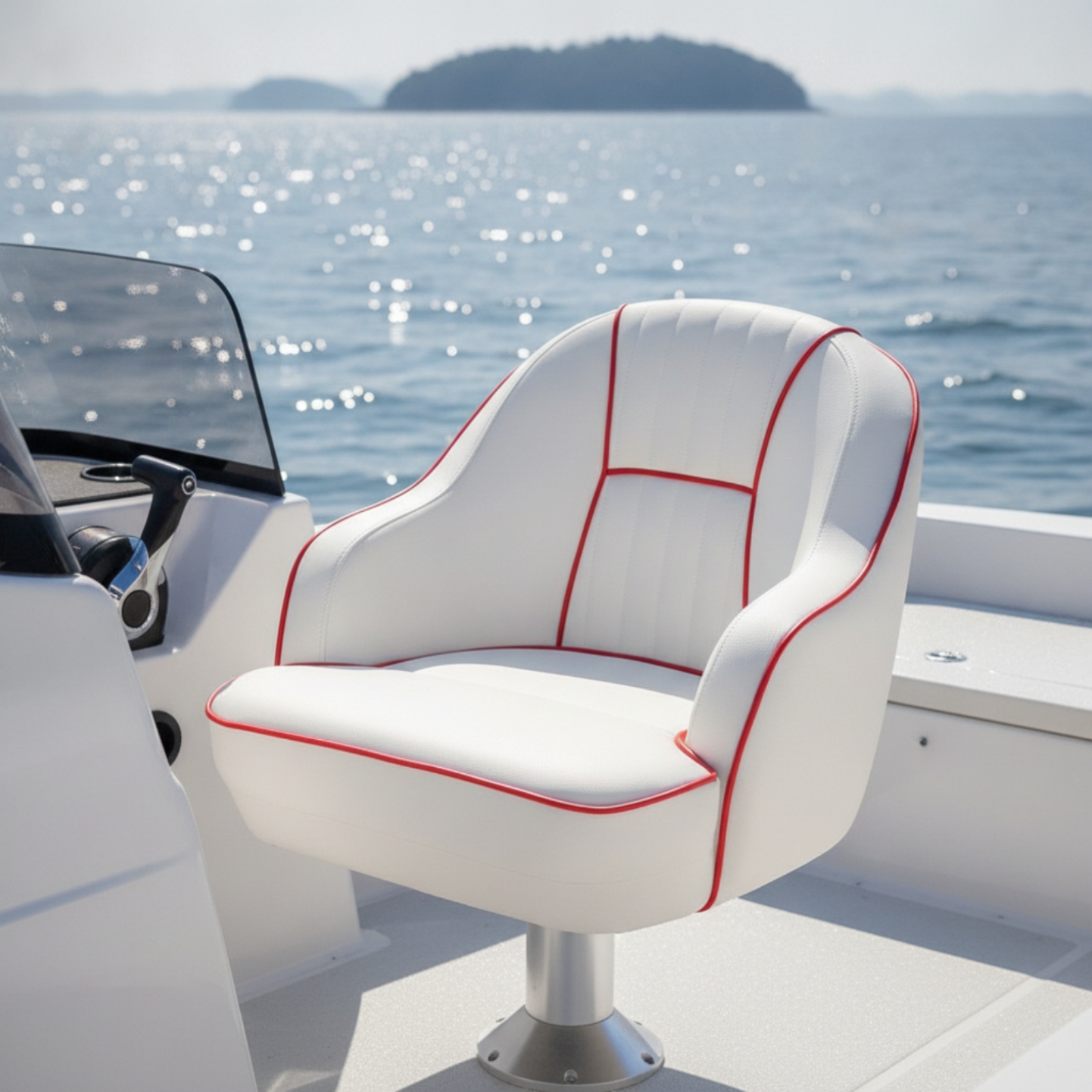 Pilot's Boat Seat Contoured He - огляд і ціна Fishing Boat Seat