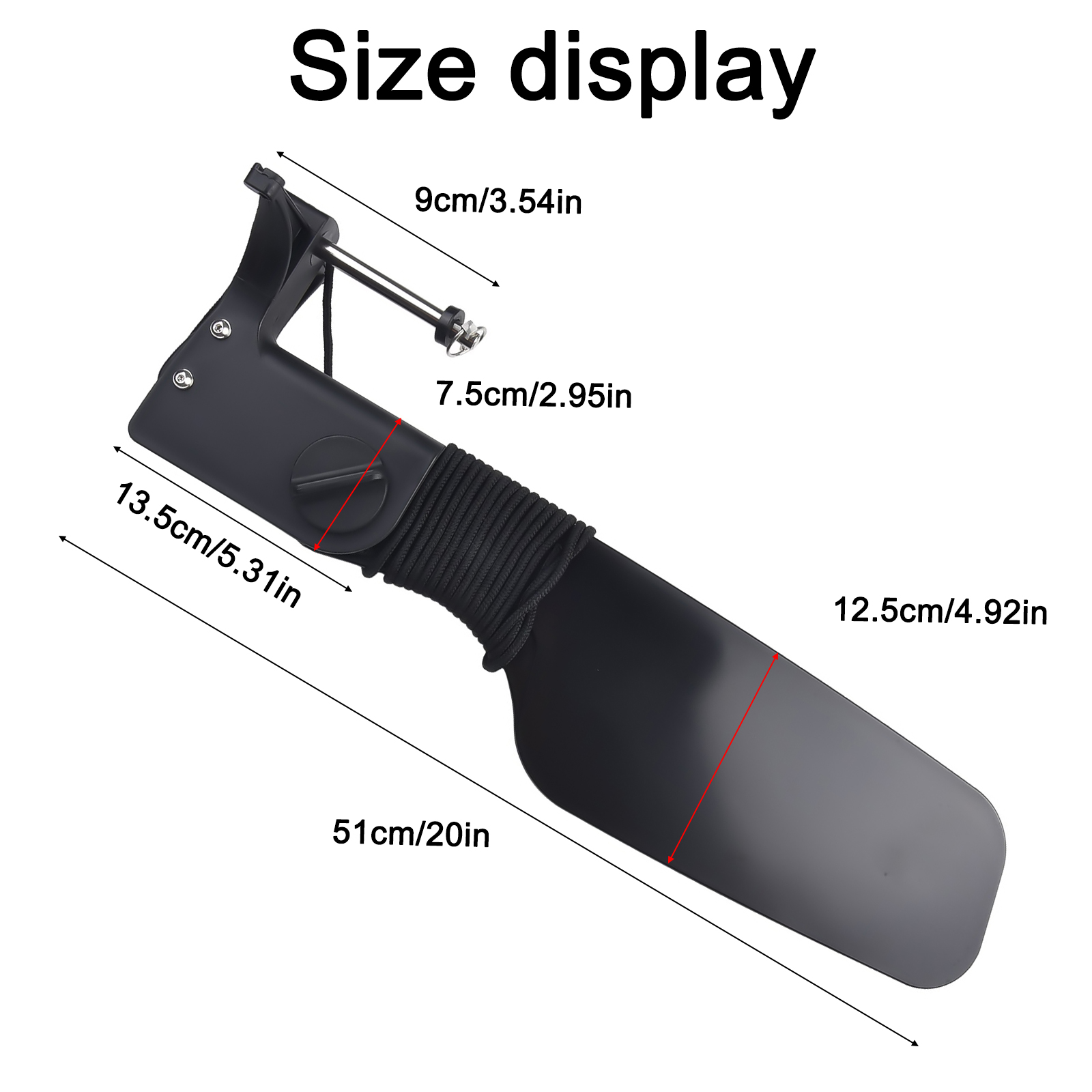 Boat Rudder for Kayak Canoe wi - огляд і ціна Fishing Boat Steering Wheel